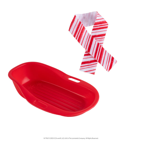 Elf Mates Props - Sled and Scarf