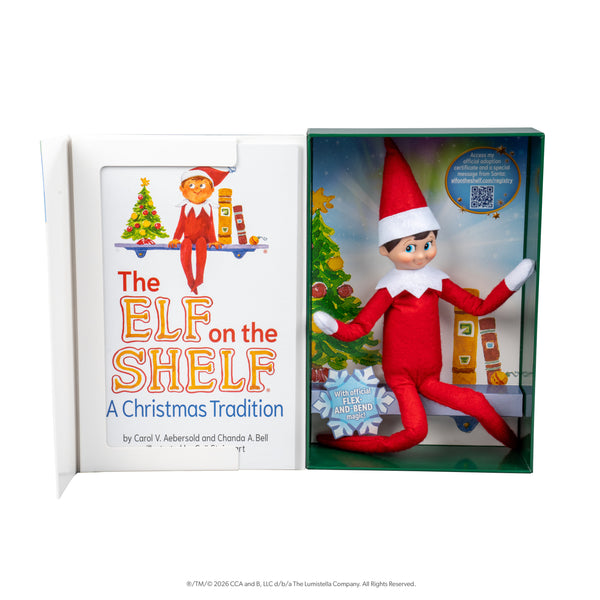ELF ON THE SHELF LIGHT BOY - BLUE EYES, WIRED