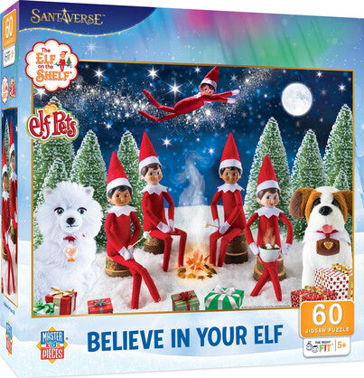 THE ELF ON THE SHELF - BELIEVE IN YOUR ELF 60PC PUZZLE