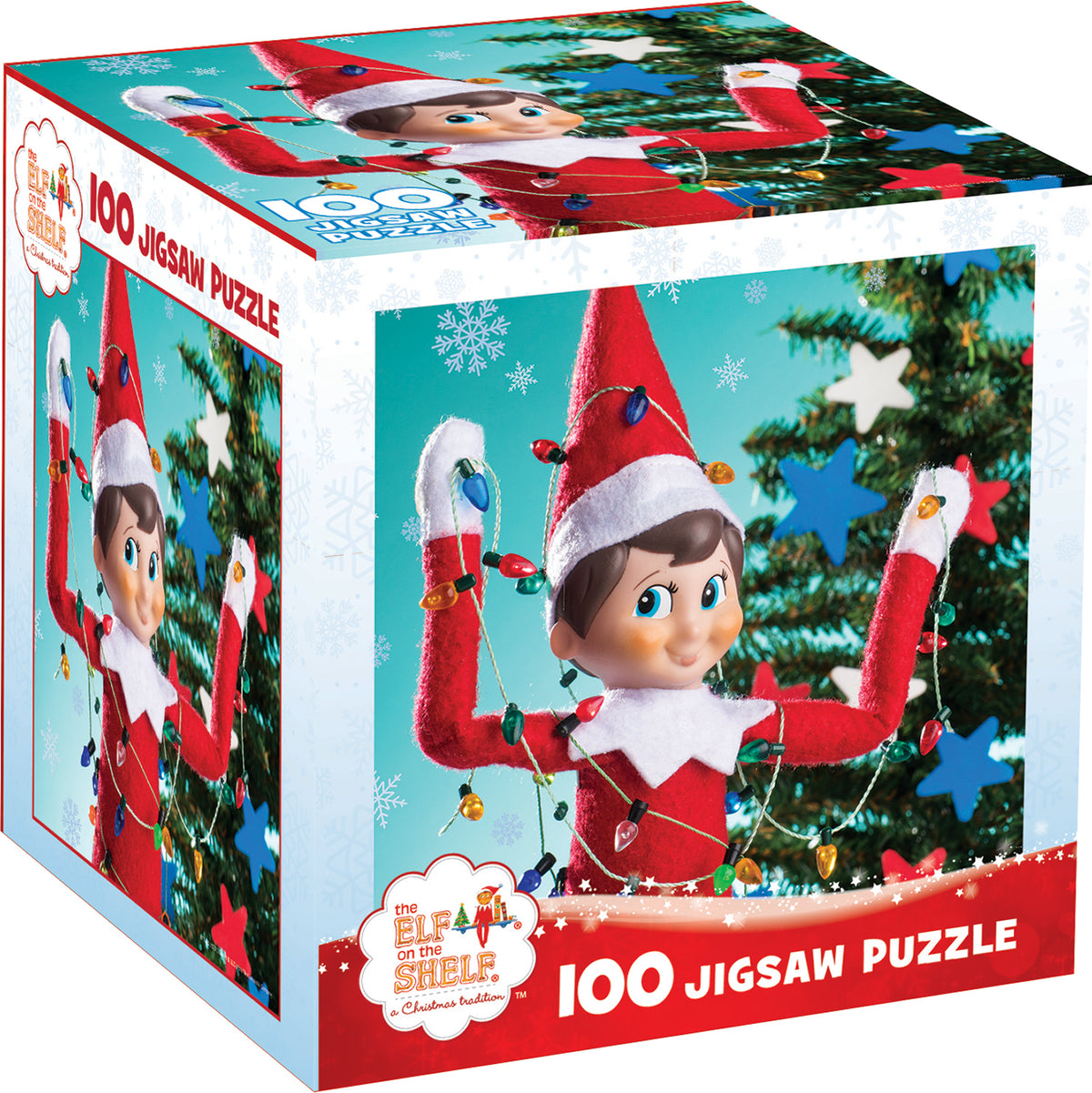 THE ELF ON THE SHELF - SQUZZLE, 100PCE PUZZLE