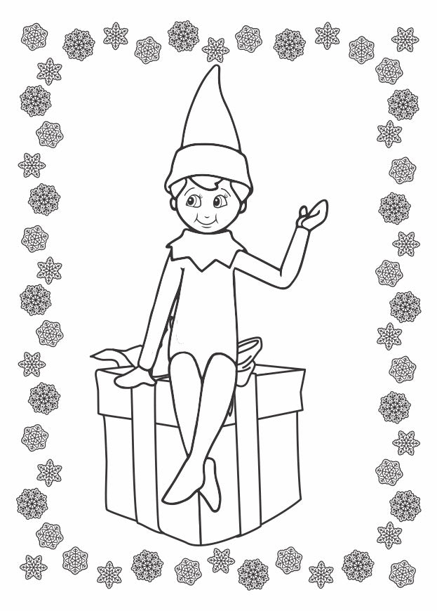 Elf on the Shelf - Jumbo Colouring Book - The Elf on the Shelf® Australia