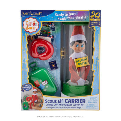THE ELF ON THE SHELF -  20TH ANNIVERSARY CARRIER