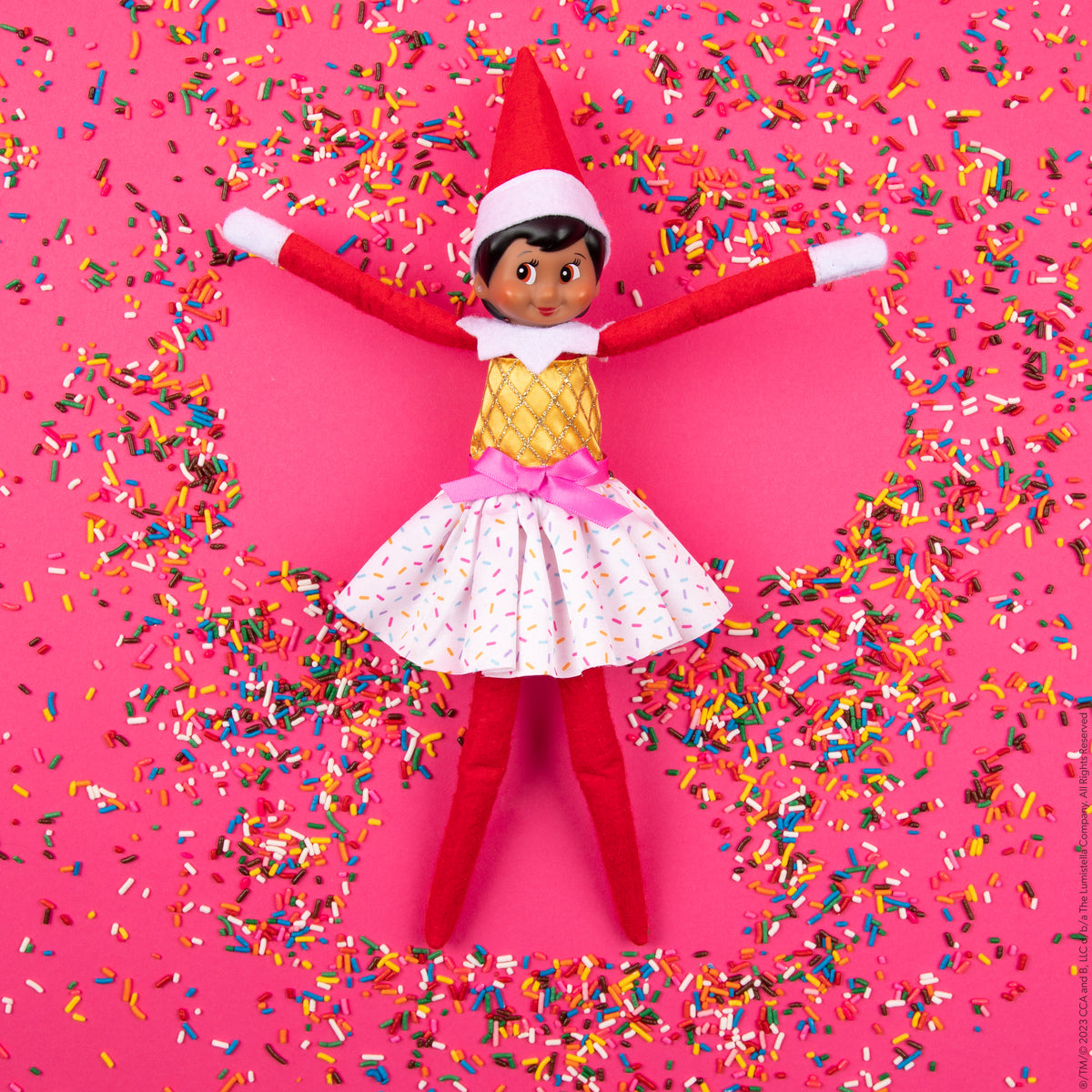 Claus Couture® Ice Cream Party Dress (Scout Elf Not Included)