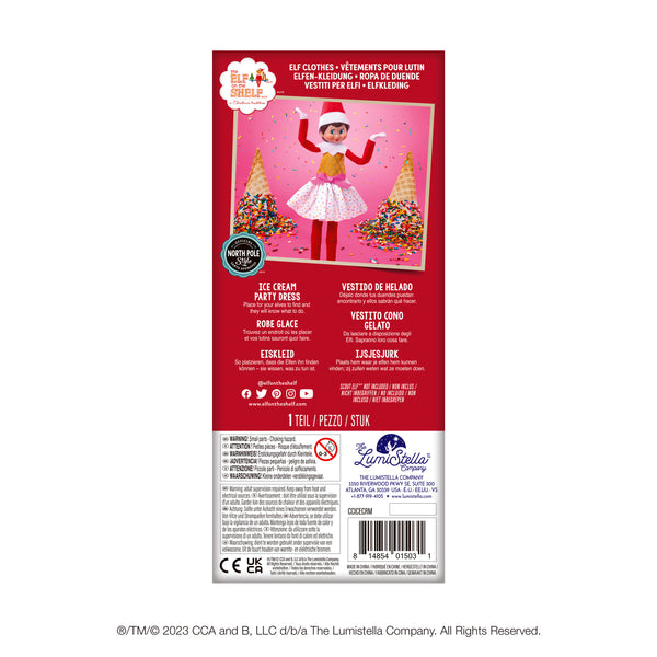 Claus Couture® Ice Cream Party Dress (Scout Elf Not Included)