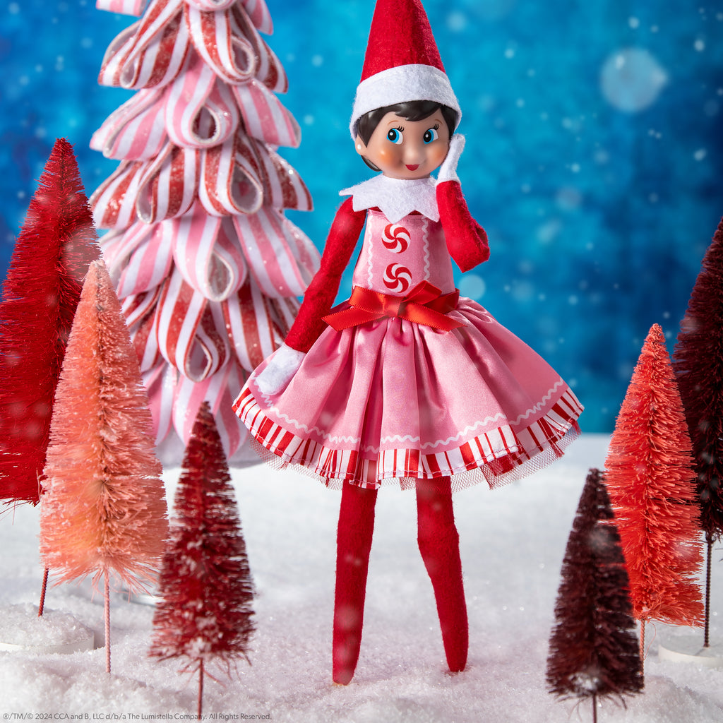 Claus Couture Collection® Pink Peppermint Dress (Scout Elf Not Included)