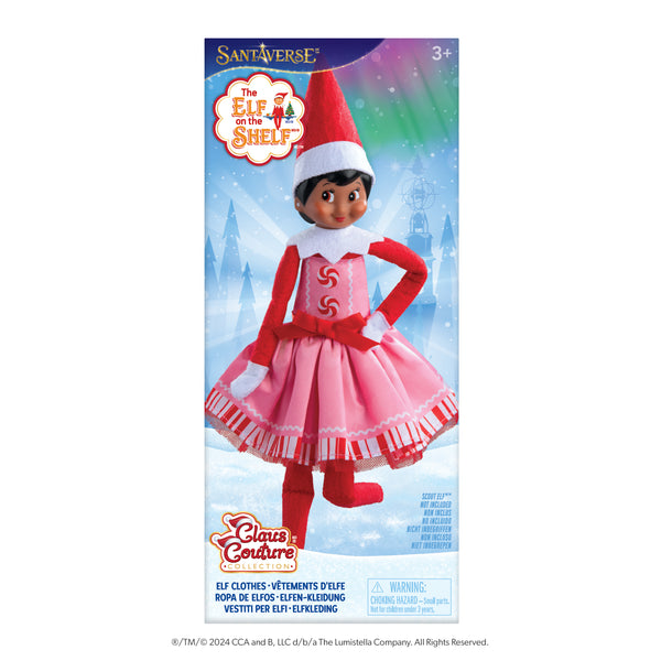 Claus Couture Collection® Pink Peppermint Dress (Scout Elf Not Included)