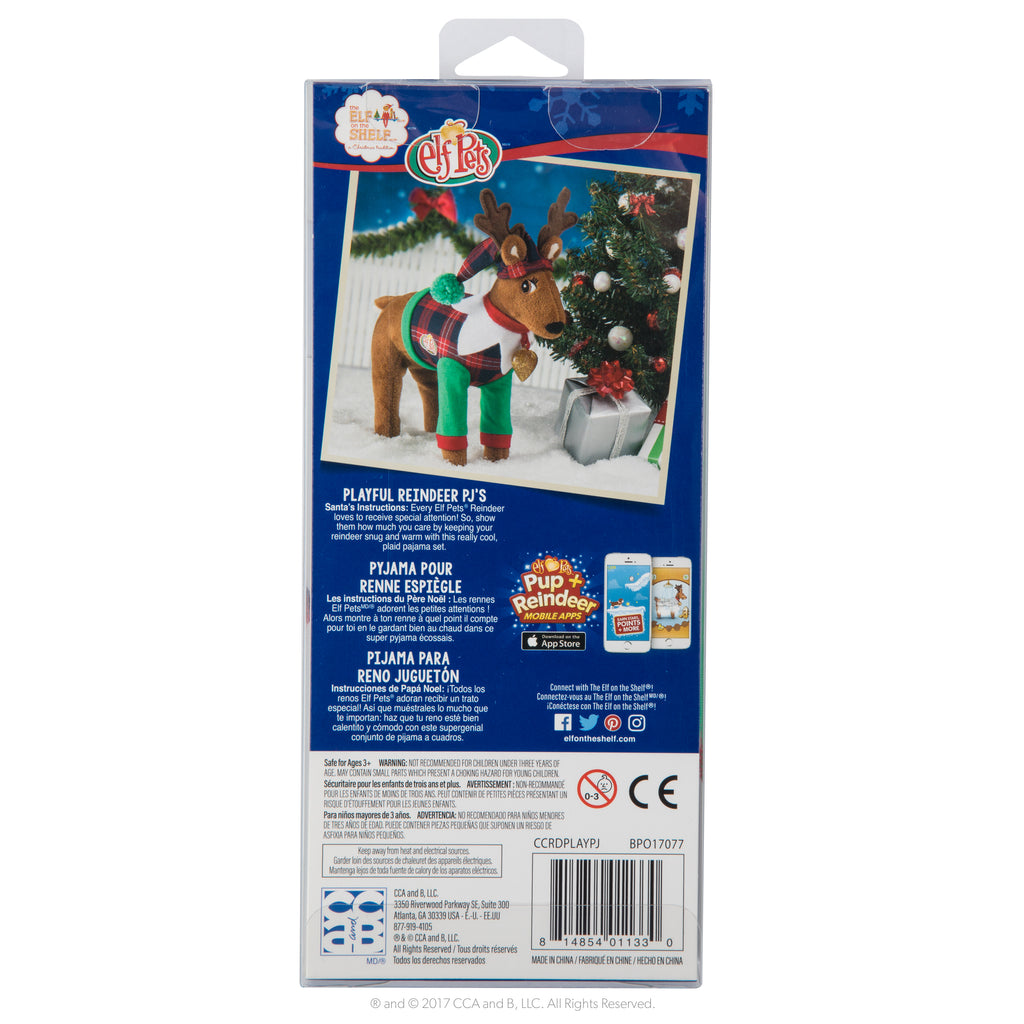 CLAUS COUTURE PLAYFUL REINDEER PJS