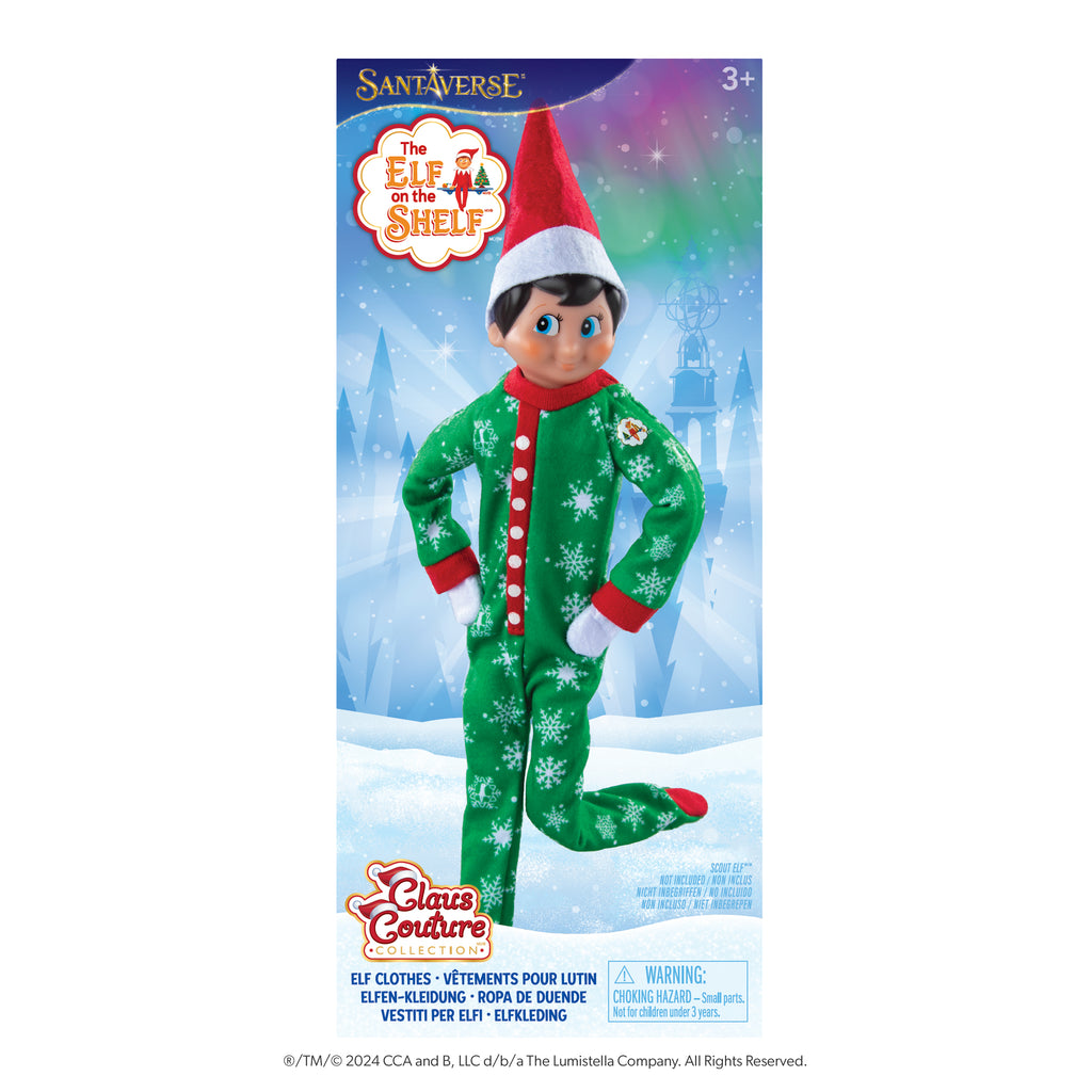 Claus Couture Collection® Snowflake Snuggle PJs (Scout Elf Not Included)