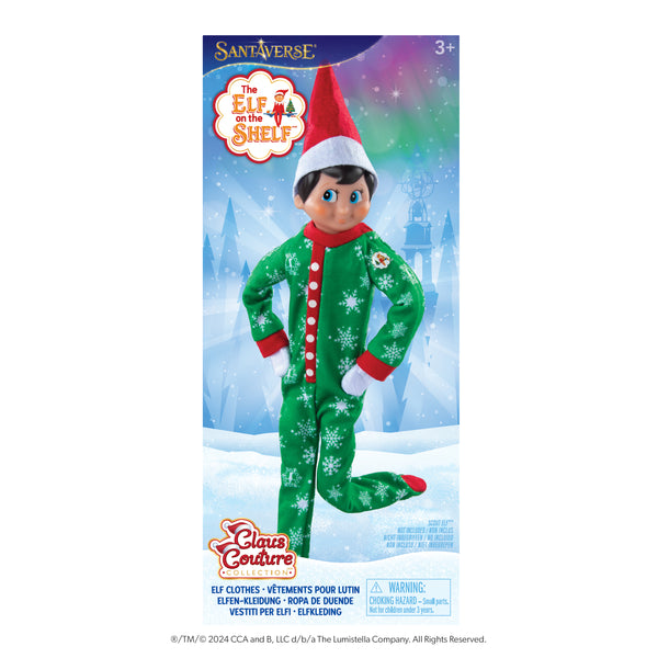 Claus Couture Collection® Snowflake Snuggle PJs (Scout Elf Not Included)