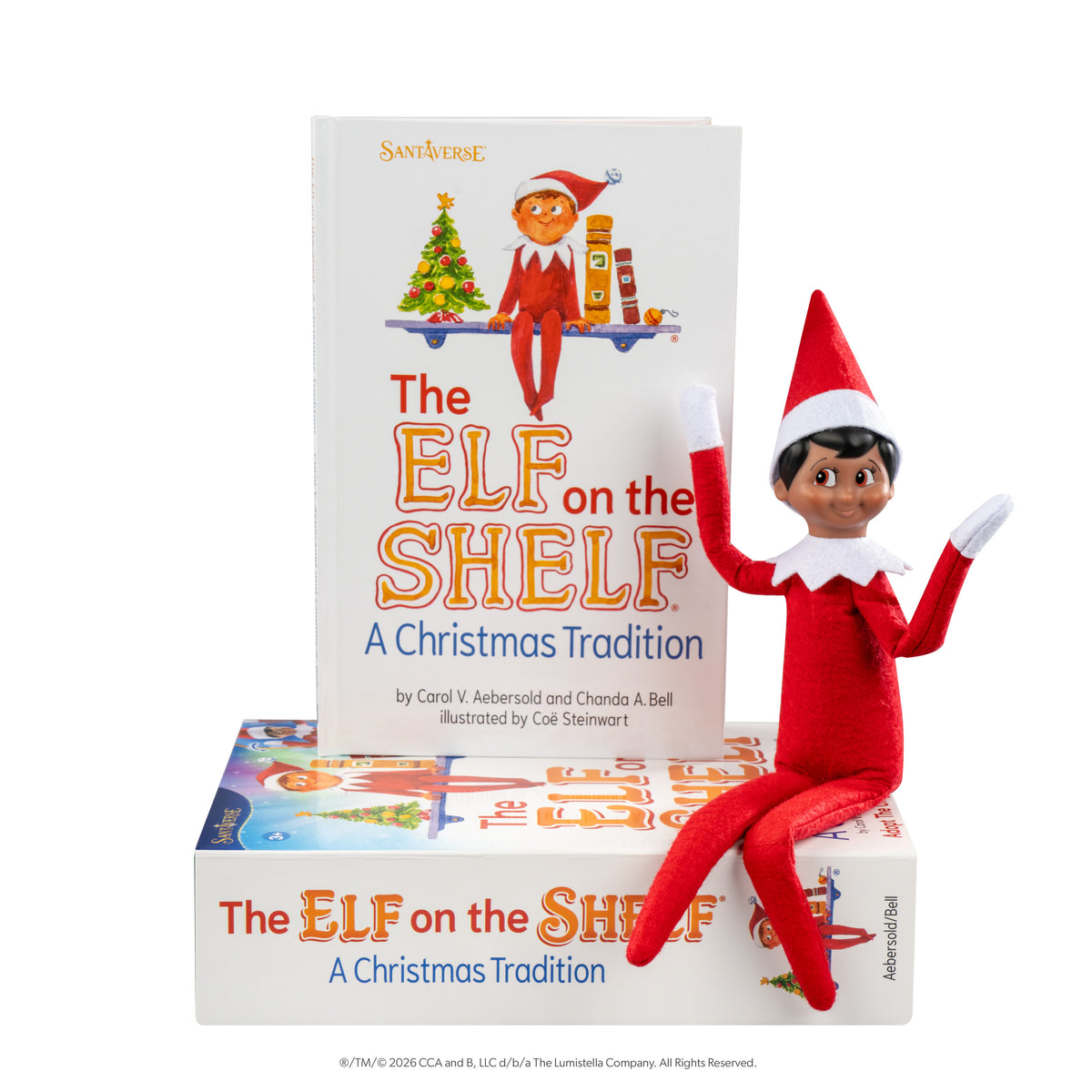 THE ELF ON THE SHELF BOY - BROWN EYES, WIRED
