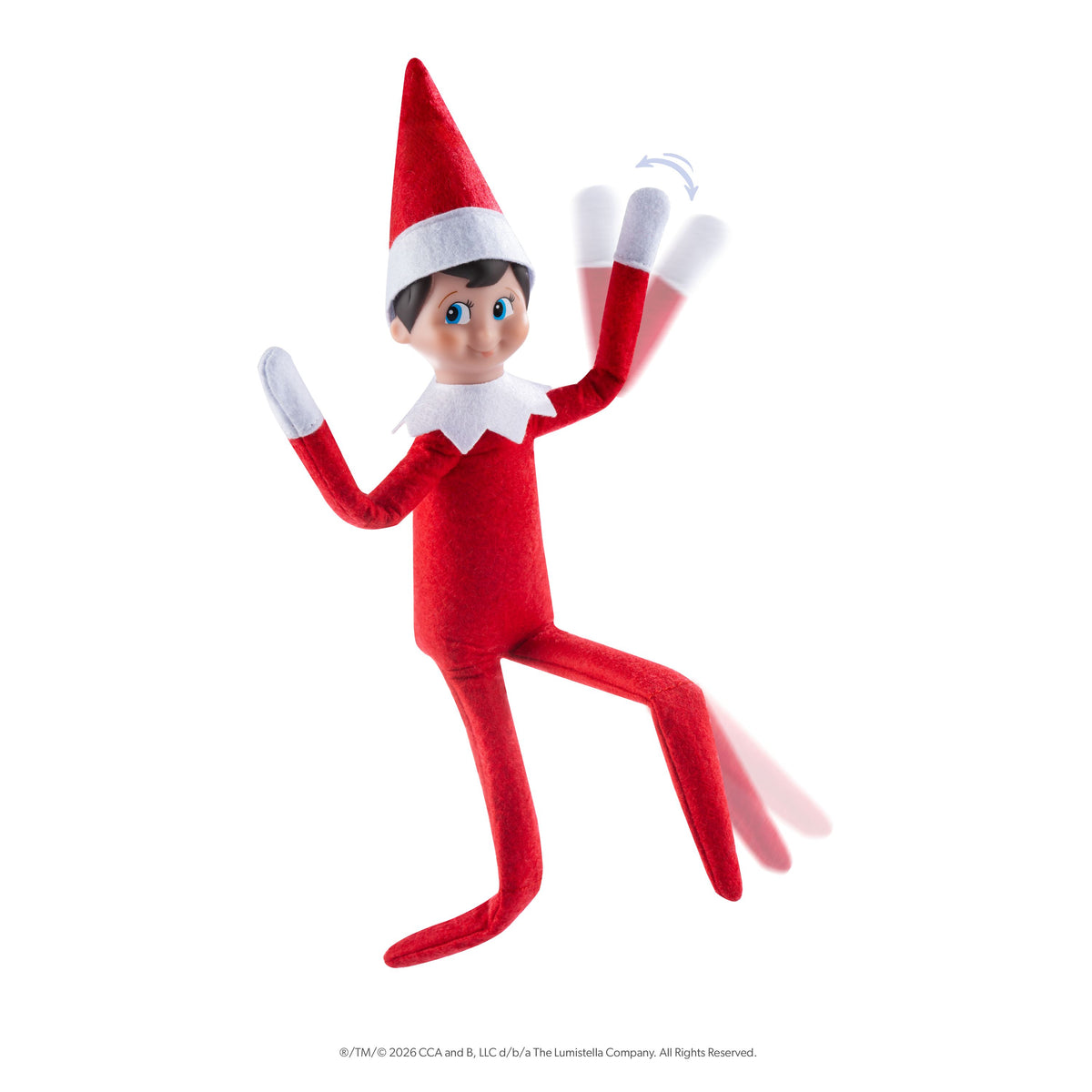 ELF ON THE SHELF LIGHT BOY - BLUE EYES, WIRED