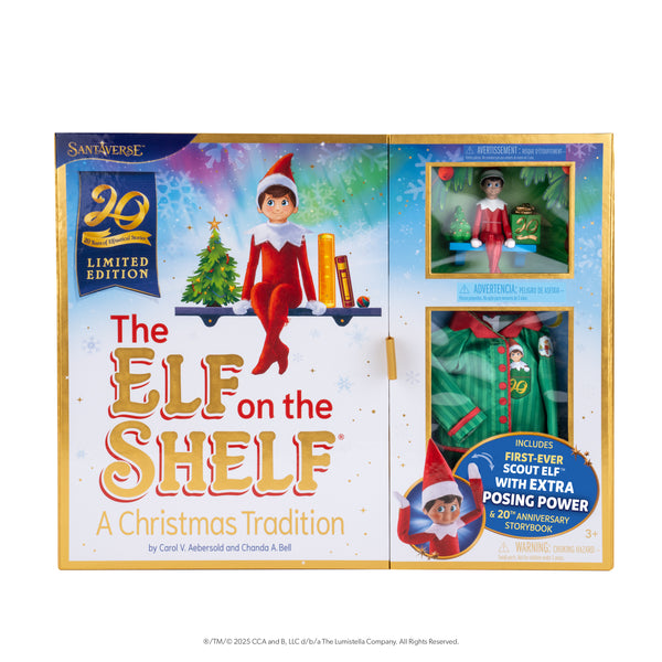 The Elf on the Shelf® 20TH ANNIVERSARY BOX SET (WIRED) - LIGHT BOY