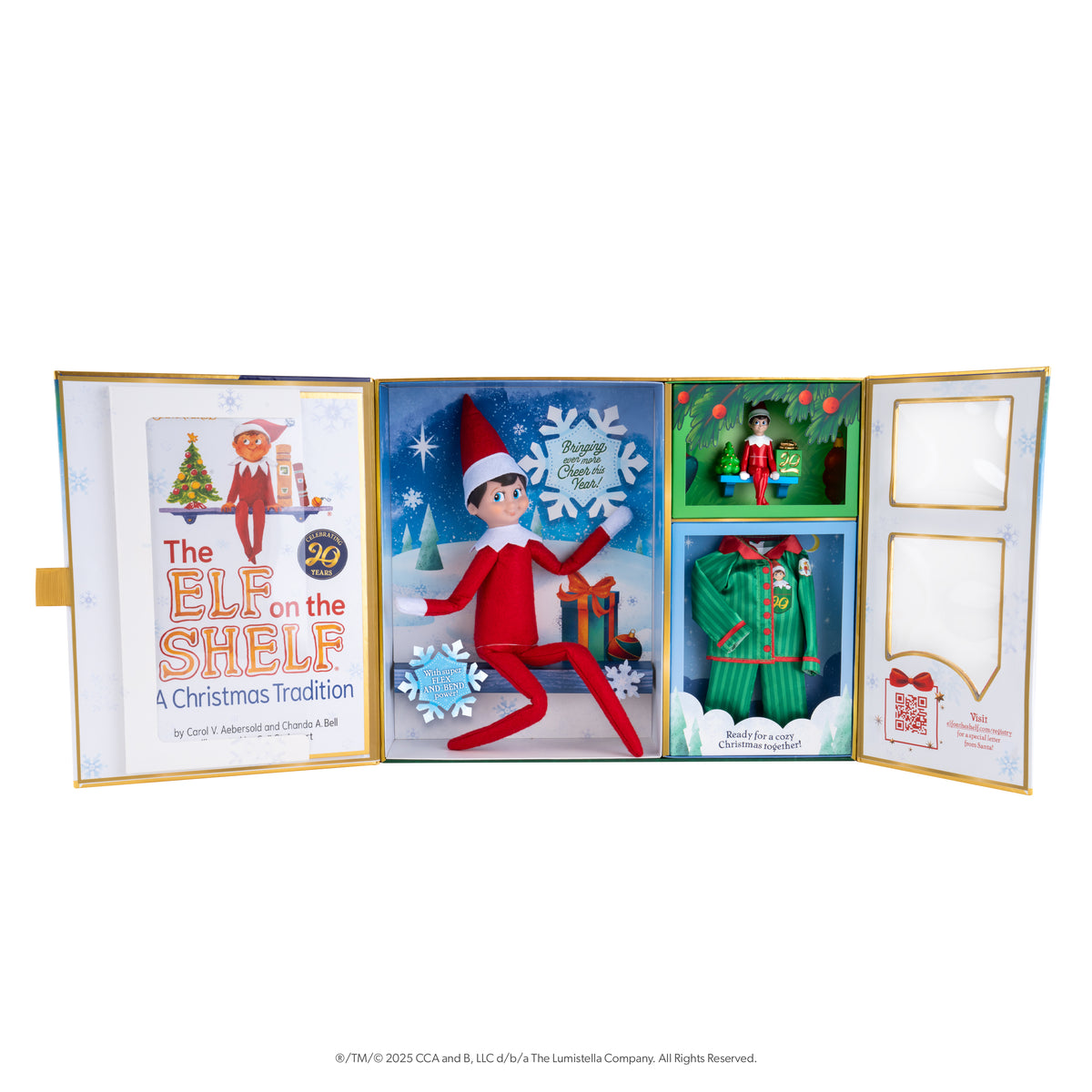 The Elf on the Shelf® 20TH ANNIVERSARY BOX SET (WIRED) - LIGHT BOY