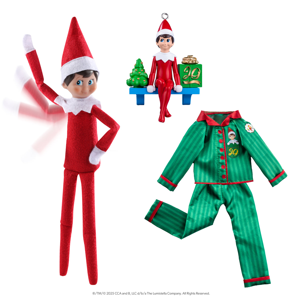 The Elf on the Shelf® 20TH ANNIVERSARY BOX SET (WIRED) - LIGHT BOY