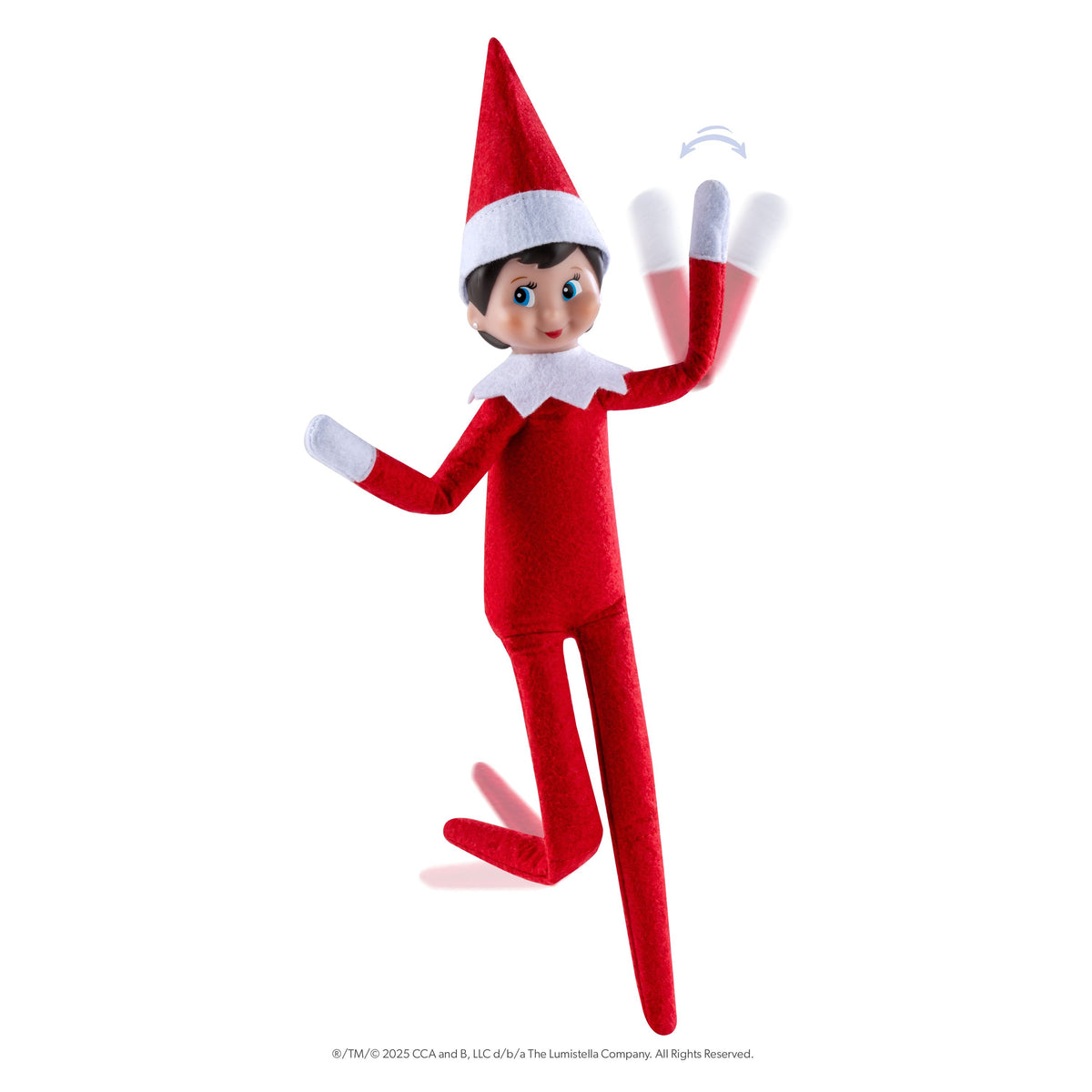 ELF ON THE SHELF LIGHT GIRL - BLUE EYES, WIRED