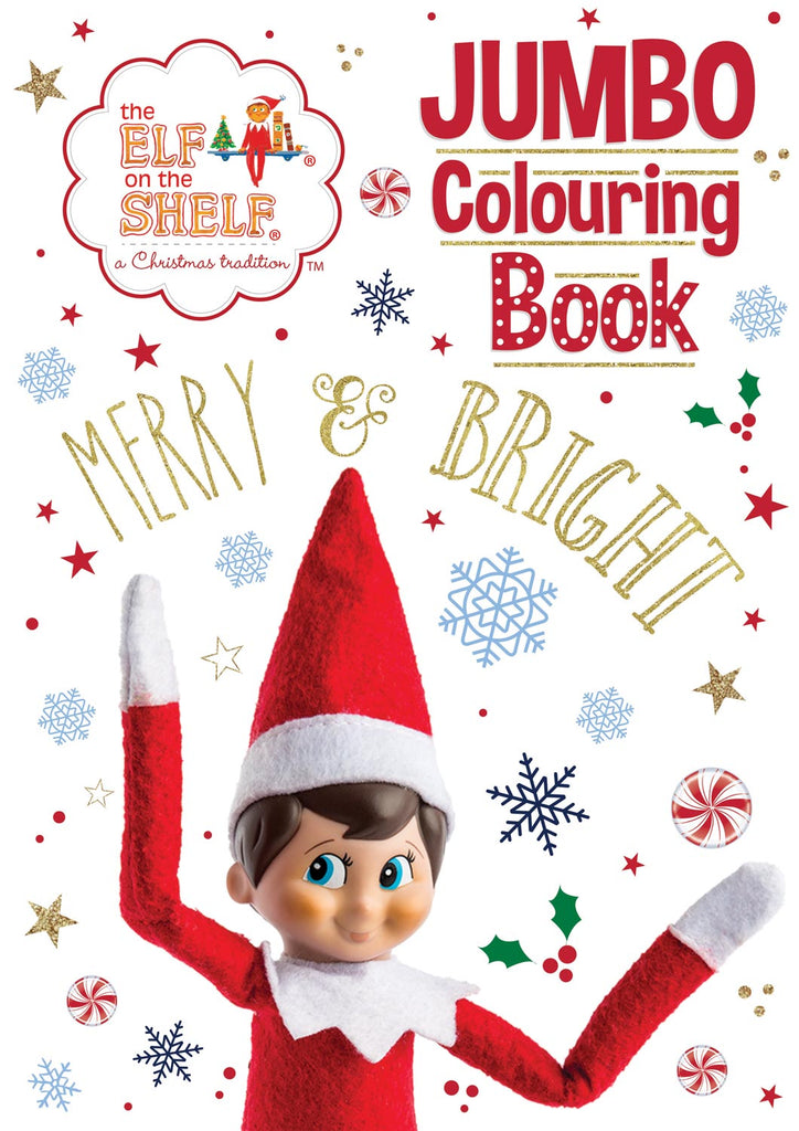 Elf on the Shelf - Jumbo Colouring Book - The Elf on the Shelf® Australia