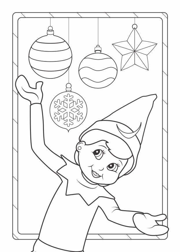 Elf on the Shelf - Jumbo Colouring Book - The Elf on the Shelf® Australia