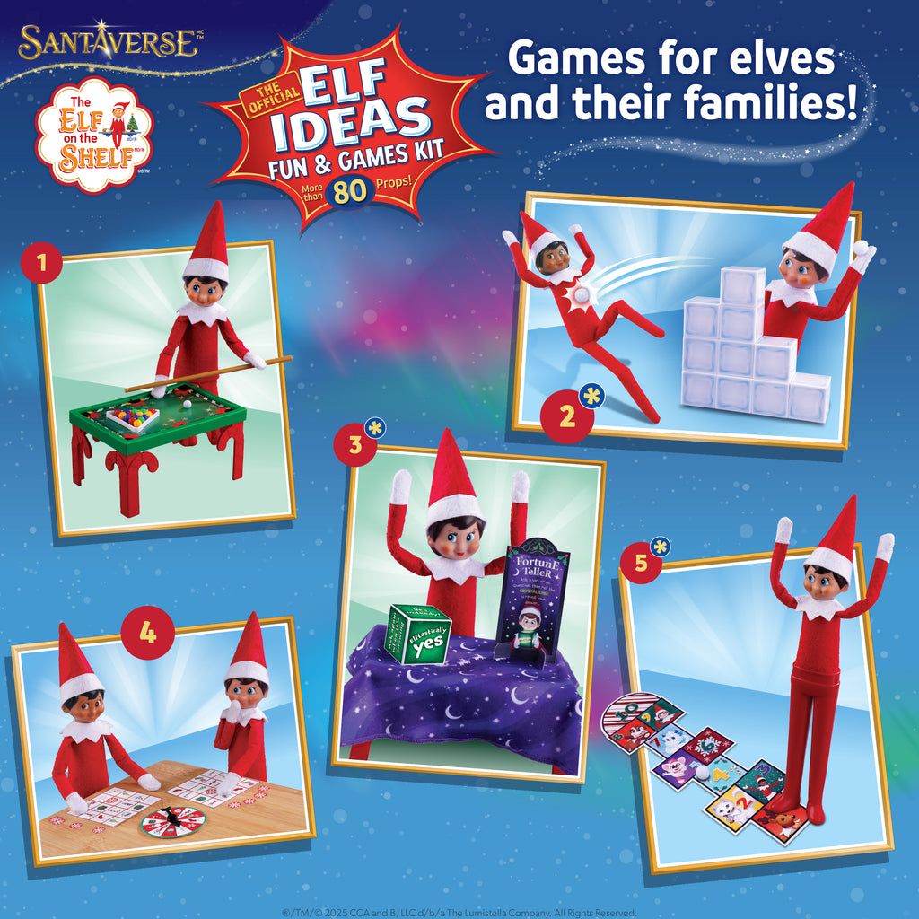 Polar Props™ The Official Elf Ideas Fun & Games Kit