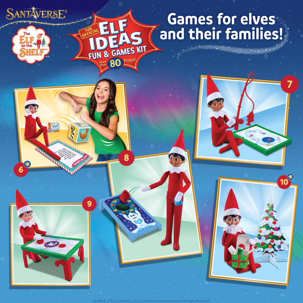 Polar Props™ The Official Elf Ideas Fun & Games Kit