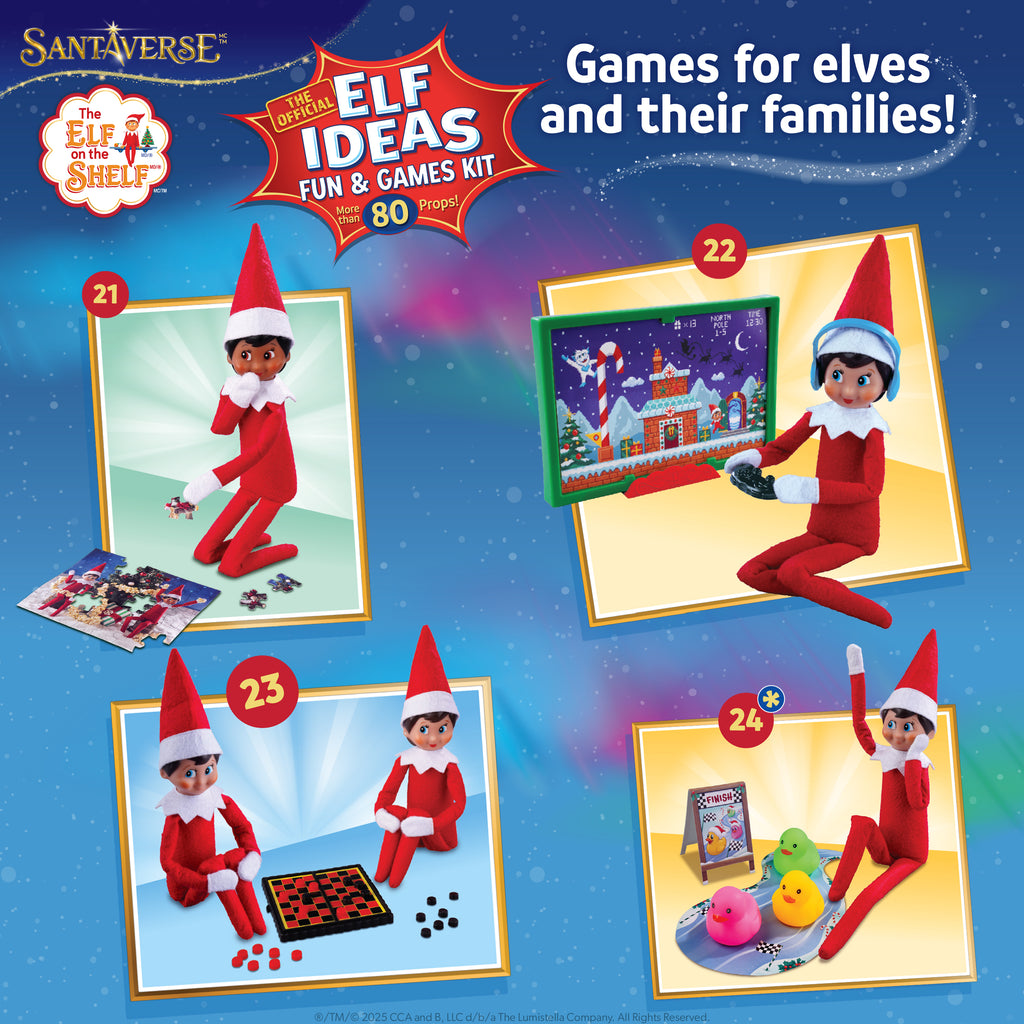Polar Props™ The Official Elf Ideas Fun & Games Kit