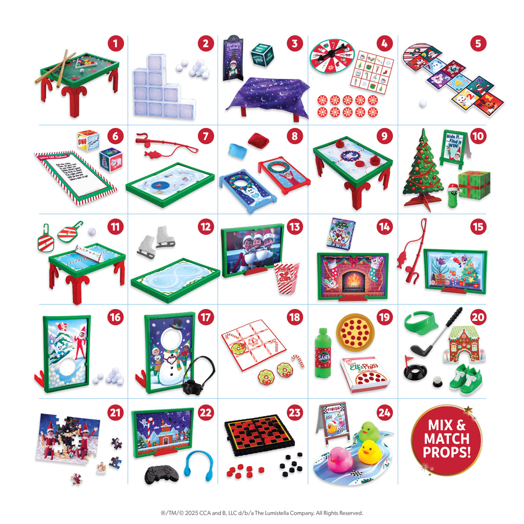 Polar Props™ The Official Elf Ideas Fun & Games Kit