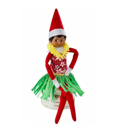 Claus Couture Collection  HAWAIIAN HULA SKIRT (Scout Elf not included)