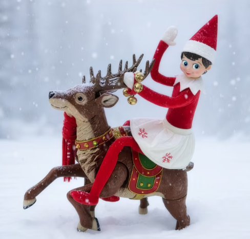 Giant Elf on the Shelf - Girl