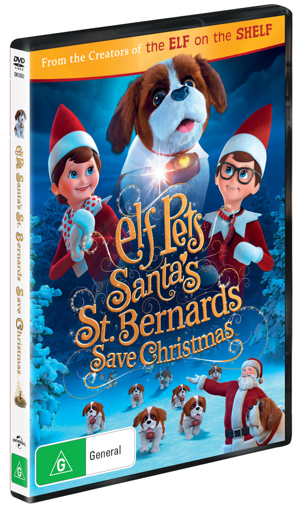 Elf Pets: Santa’s St. Bernards Save Christmas DVD
