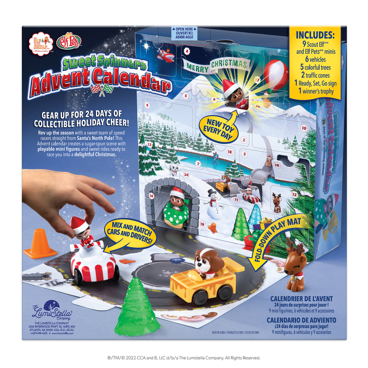 The Elf on the Shelf® Sweet Spinners Advent Calendar