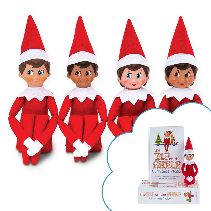 The Elf on the Shelf®: A Christmas Tradition: Scout Elf Options and Boxset