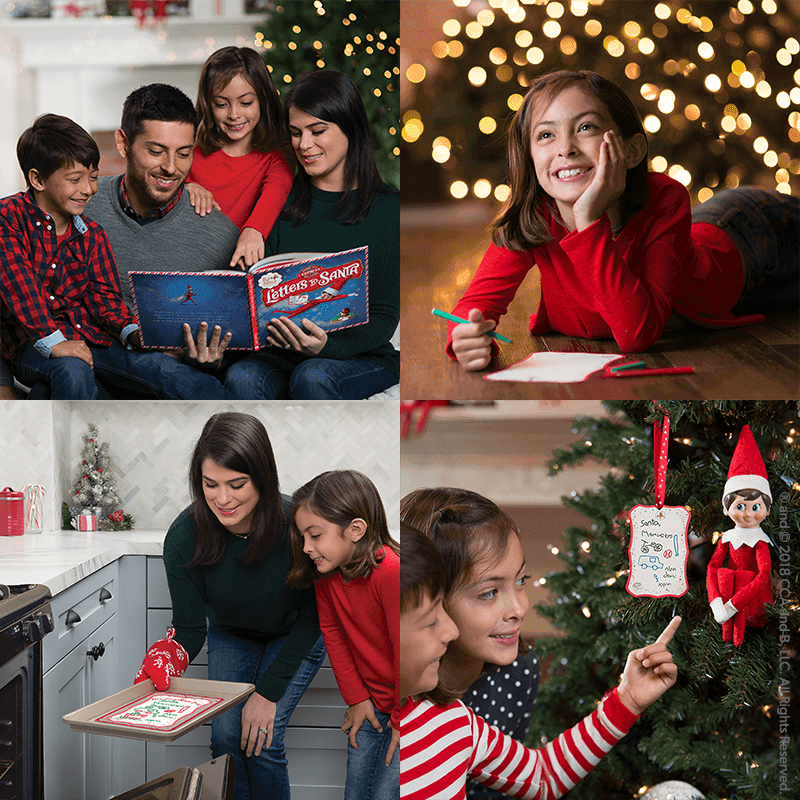 Scout Elf Express Delivers Letters to Santa®: Lifestyle Shot of Steps to Complete Activity
