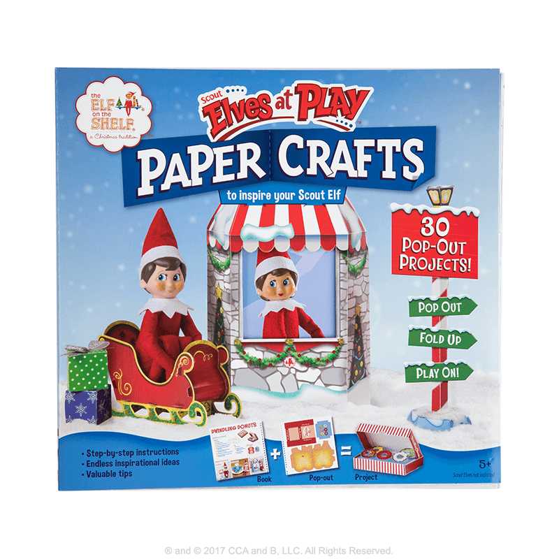Scout Elves at Play® Paper Crafts: Front of Packaging