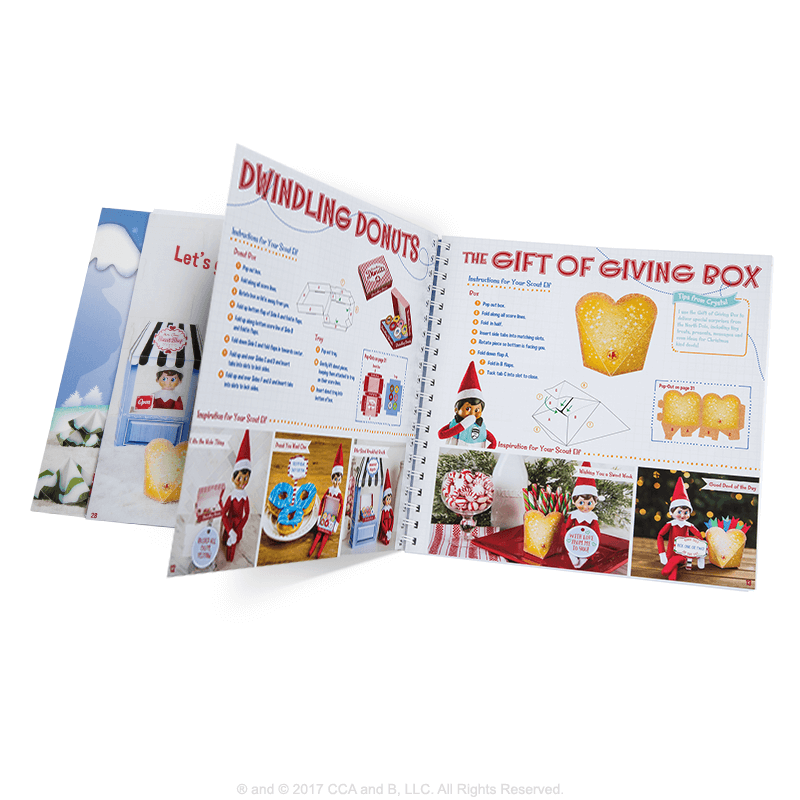 Scout Elves at Play® Paper Crafts: Book Spread Sampling