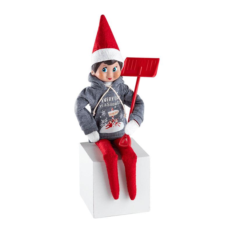 xClaus Couture Collection® Snow Day Shovel ’n’ Play: Elf in Outfit