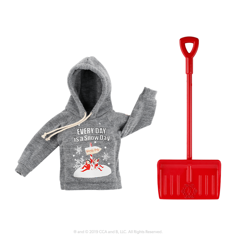 Claus Couture Collection® Snow Day Shovel ’n’ Play: Hoodie and Shovel