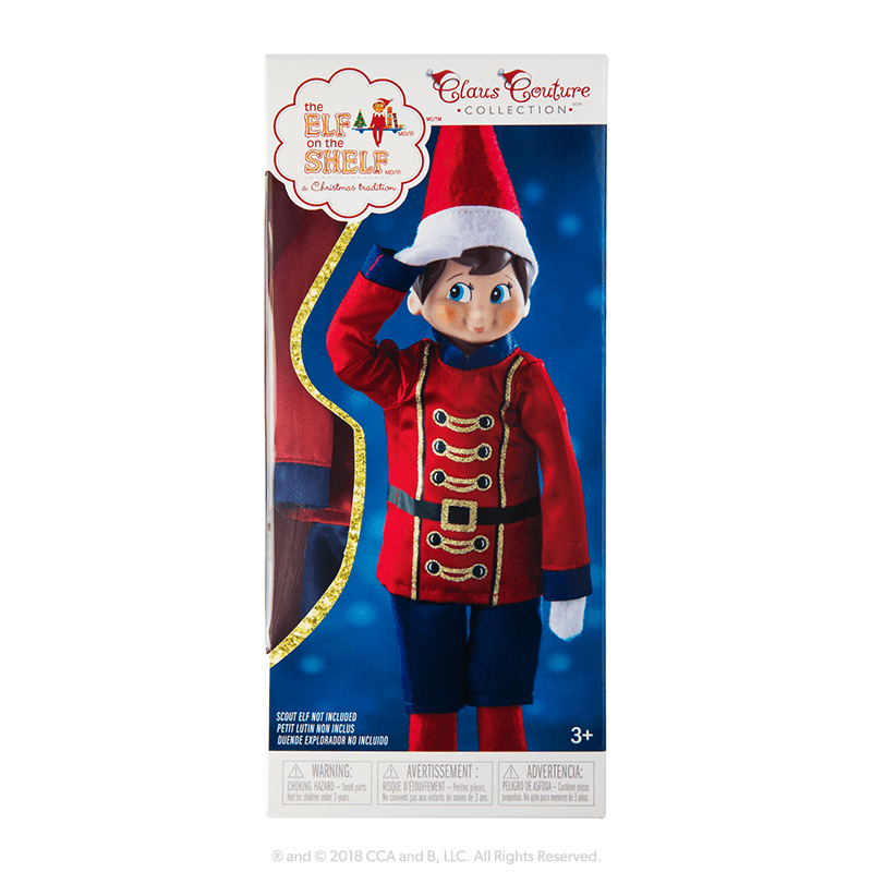 Claus Couture Collection® Sugar-Plum Soldier: Front of Packaging