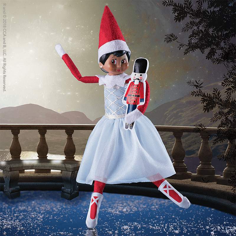 Claus Couture Collection® Snowy Sugar-Plum Duo: Lifestyle Shot