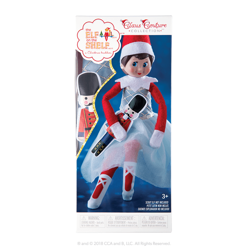 Claus Couture Collection® Snowy Sugar-Plum Duo: Front of Packaging