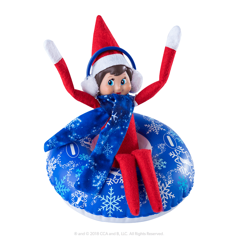 Claus Couture Collection® Totally Tubular Snow Set: Scout Elf in Snow Tube